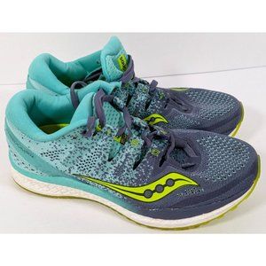 Saucony Women's Freedom ISO 2 Blue/Grey/Teal Women’s Size 7 S10440-4 Everun